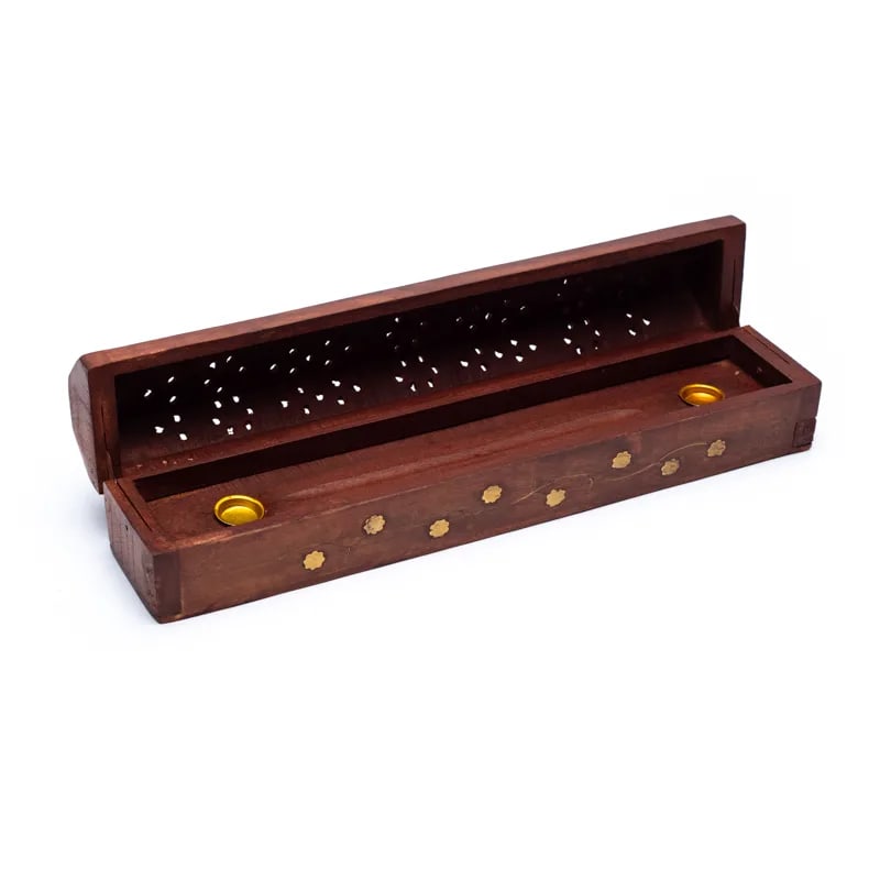 Incense burner & storage box Flowers